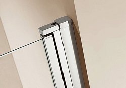 Шторка на ванну Cezares Eco O-V-1-80/140-C-Cr
