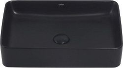 Раковина накладная Abber Rechteck AC2207MB черная матовая